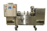 Bevco Conveyor and Equipment - Bevco’s gripper-style Rinsers are able to rinse a wide variety of container types, including round, square, oval, tapered and other bottle shapes, in many different materials (glass, PET, HDPE, aluminum)