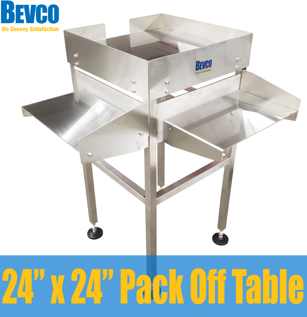 Hand Pack Off Table for Craft Brewery:  Bevco’s Custom, Cost-Effective and Ergonomic Solution!